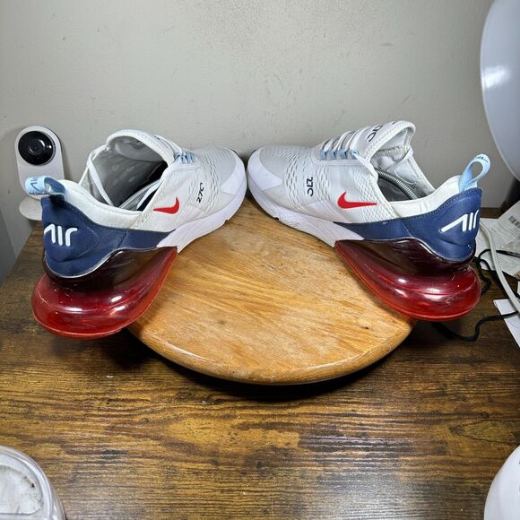 Nike Air Max 270 USA Red White Shoe Sneakers Men's Size 15 DJ5172-100 - Picture 5 of 9